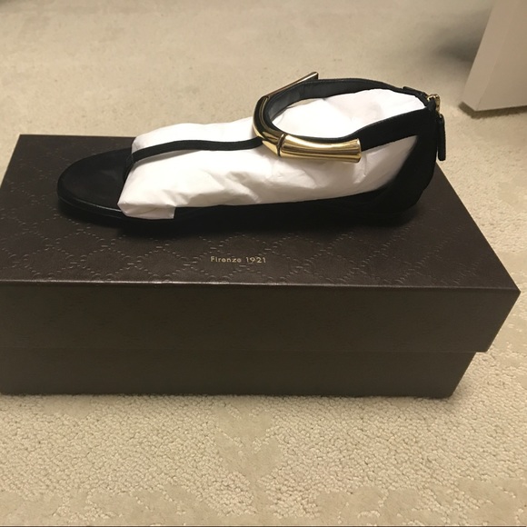 Gucci Bamboo Kid Scamosciato Nero sandals - Picture 3 of 6